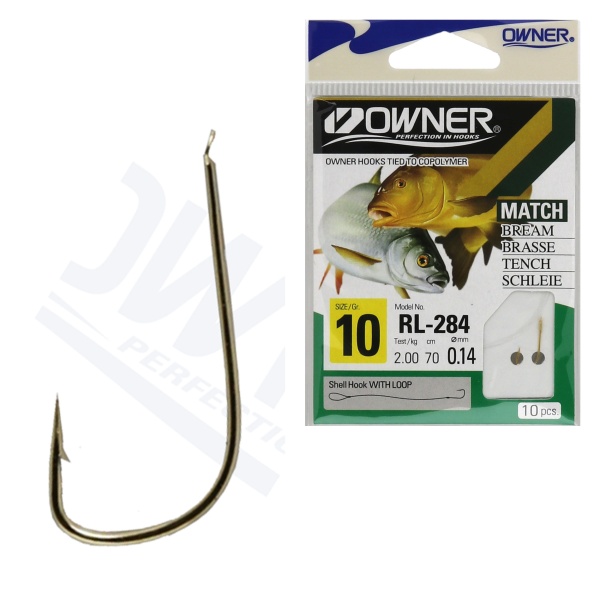 Carlige Legate Owner RL-284 No.10 70cm 0,14mm