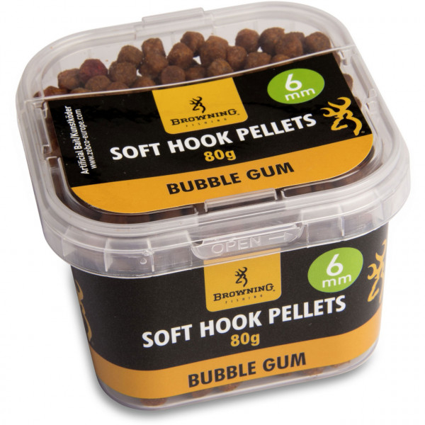 Pelete Soft Browning Soft Hook Pellets 8mm 80g Bubble Gum