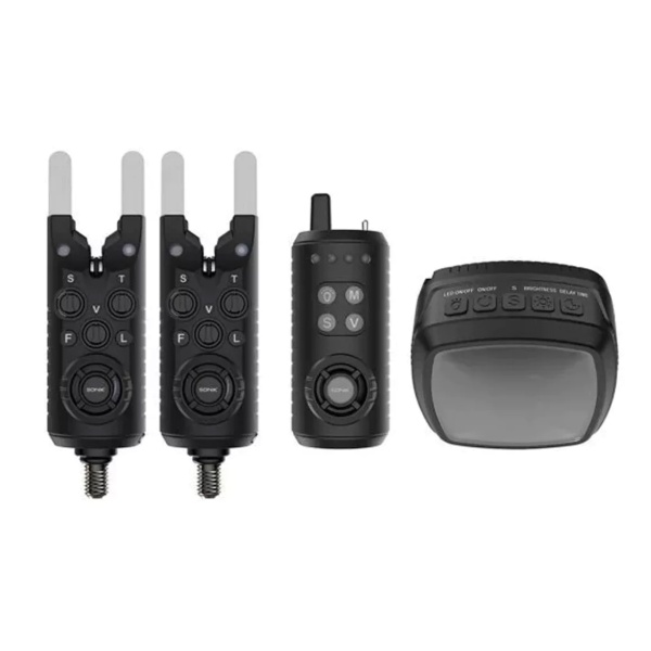 Set Avertizoare + Statie Sonik Gizmo2 2+1+Lampa Cort
