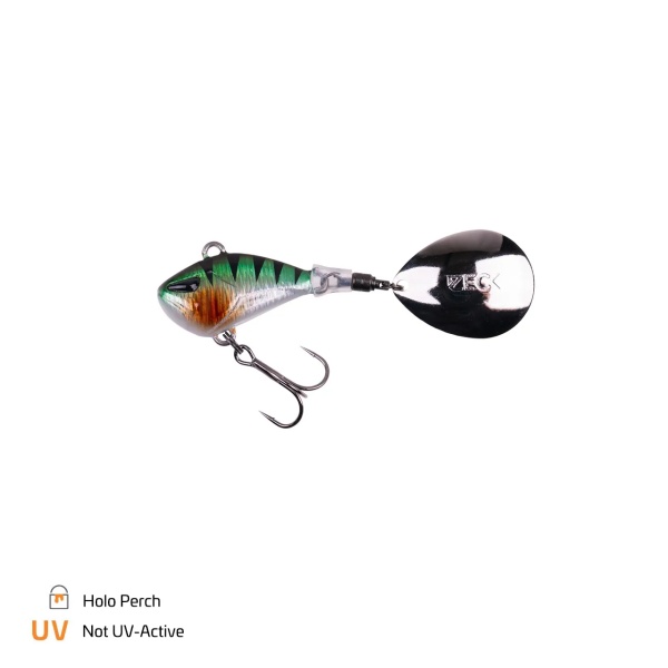 Spinnertail Zeck Rogue Runner 15gr Holo Perch