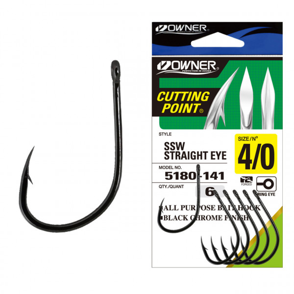 Carlig Owner 5180 No.6 SSW Straight Eye