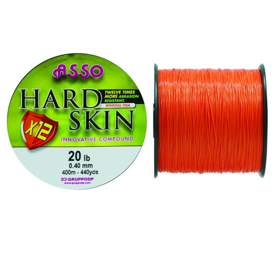 Fir Asso Hard Skin Solid 0.26mm 9lb 1900m Red