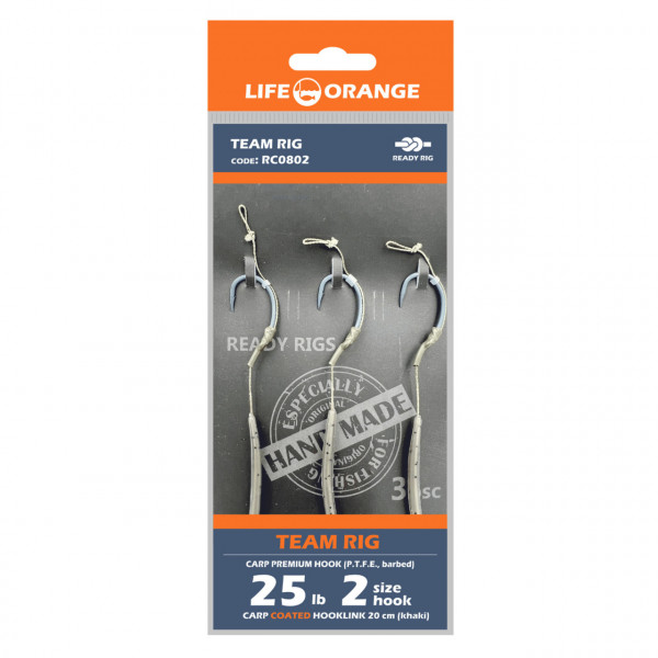 Rig Crap Team Rig 06 Orange Series 8 No.6 25lb 20cm 3buc