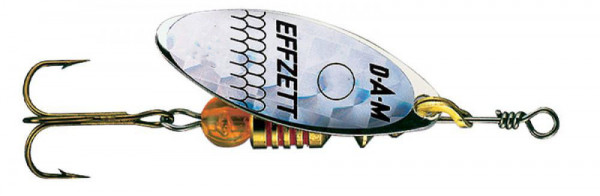 Rotativa 7gr DAM Effzett Predator Silver Glitter