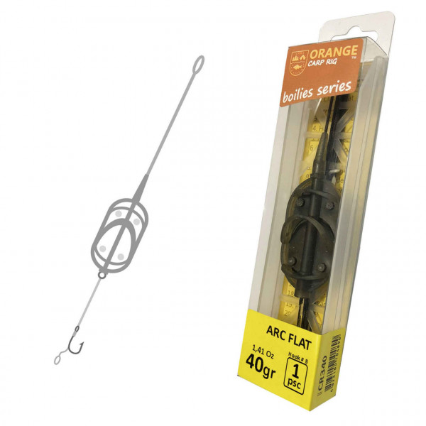 Montura Feeder Orange Nr.4 50gr Method Arc Flat