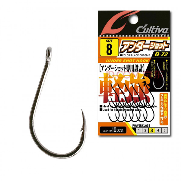 FANATIK Fishing hooks JIG S-58 size 5/0, 4/0, 3/0, 2/0, 1/0 Offset Jig Hook  for Soft Baits Lures