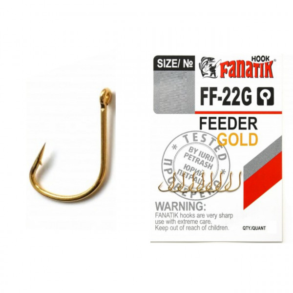 Carlig Fanatik FF-22G No.5 Feeder Gold