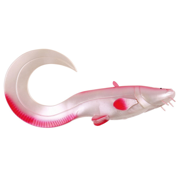 Shad DAM Effzett 200mm Albino Catfish Curl Tail