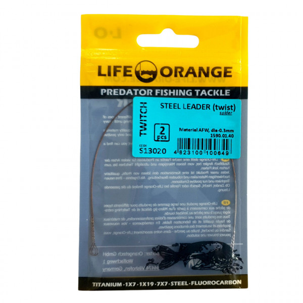 Struna Otel Twist Orange 0.30mm 9kg 15cm 2buc