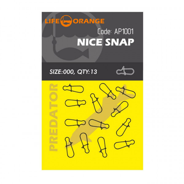 Agrafa Orange No.2 Nice Snap 13buc