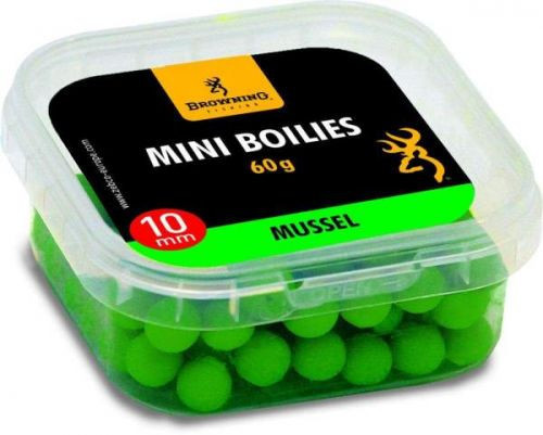 Boilies Browning Mini Boilie pre-drilled green Mussel 10 10mm