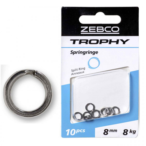 Inele Despicate Zebco Trophy Split Ring 6mm