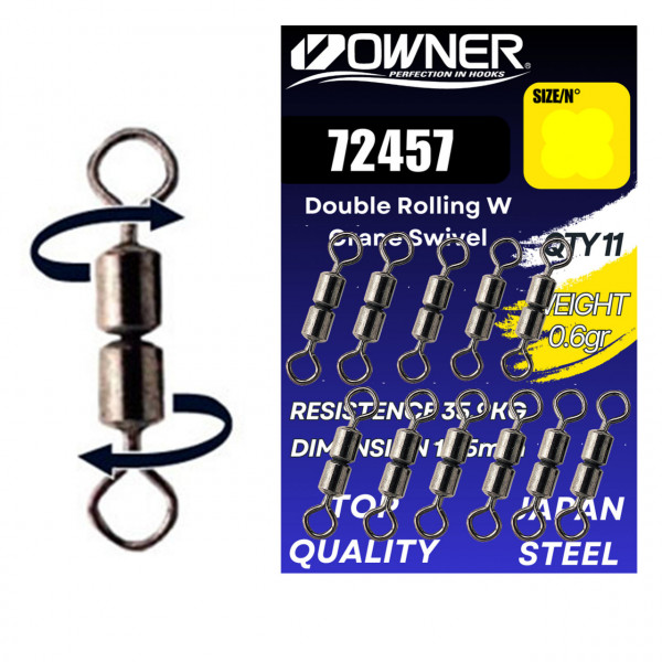 Vartej Owner Amaz No.22 5.2kg 72457 Rolling Dublu W Crane Swivel 12buc