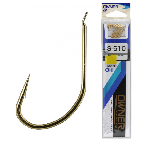 Carlige Legate Owner S-610 No.10 65cm 0.14mm