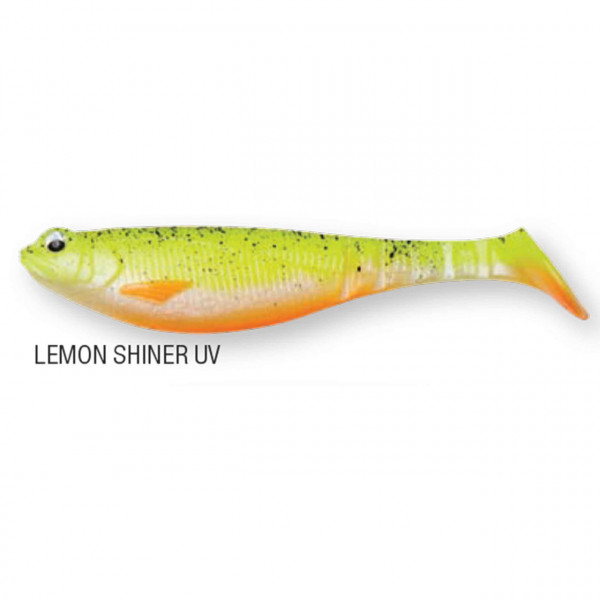 Shad DAM Effzett Shadster Power Tail 8cm 5.6gr Lemon Shiner UV