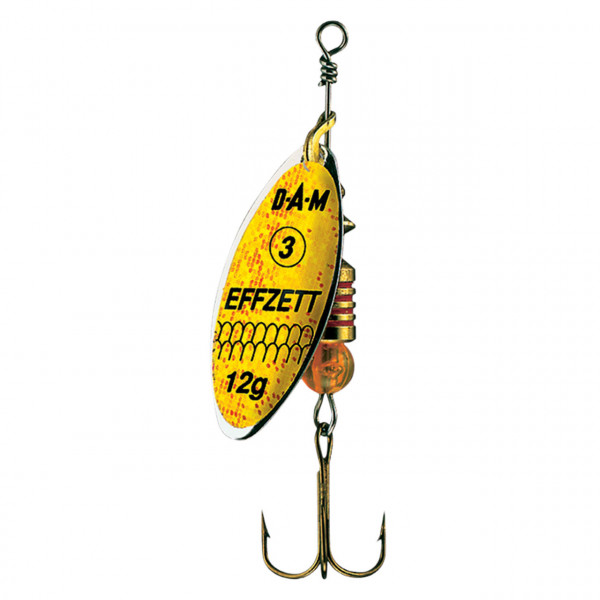 Rotativa 3gr DAM Effzett Predator Gold Glitter