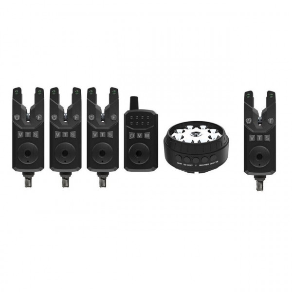 Set 4+1 Detectori Electronici Sonik cu Statie si Lampa Semnalizare Cort