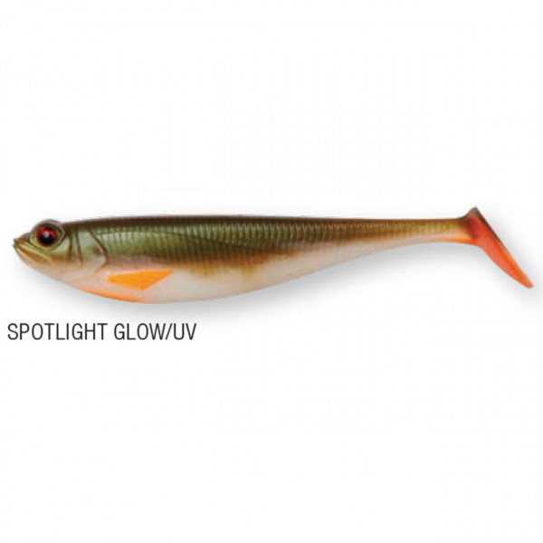 Shad DAM Effzett Shadster 9cm 7.2gr Spotlight Glow UV