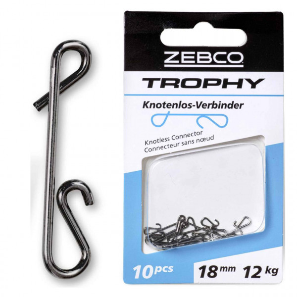 Agrafa Zebco Trophy 18mm 12kg Knotless Connector