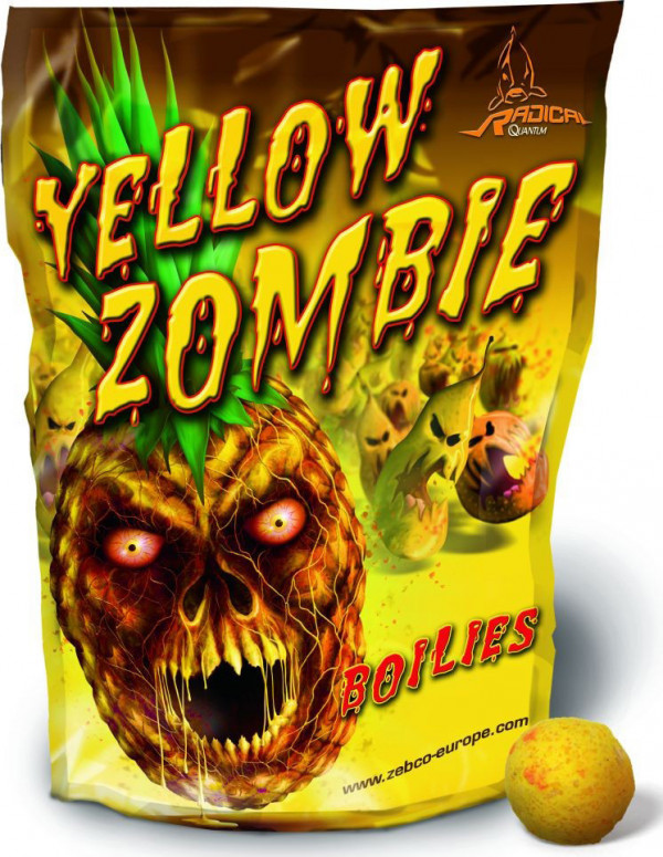 Boilies Radical Yellow Zombie Boilie 16mm 1kg