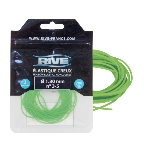 Elastic Rive Creux - 1.30mm x 3m Verde