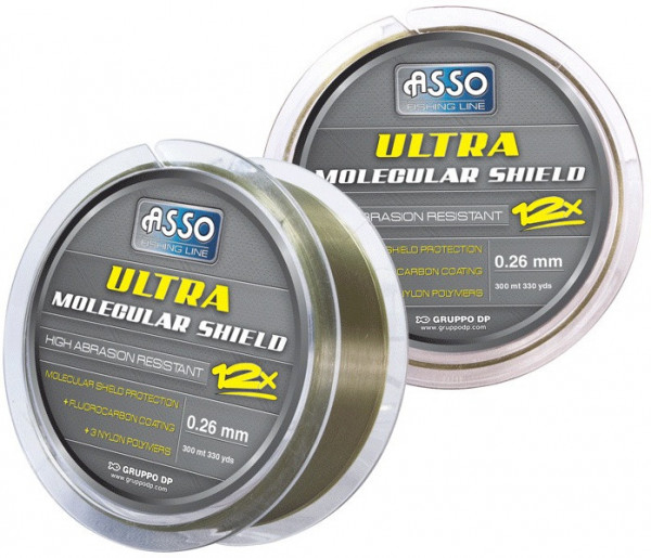 Fir Asso Ultra Molecular Shield 0.26mm 8.10kg 300m Dark Green