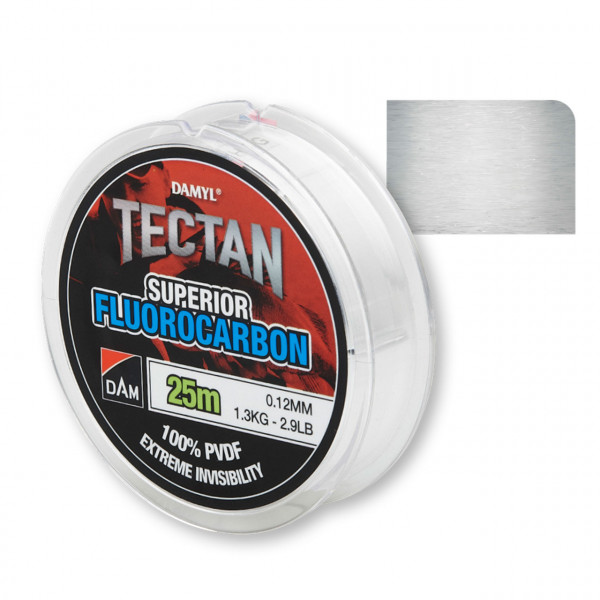 Fir Dam Damyl Tectan Superior Fluorocarbon 0.30mm 6.10kg 25m Transparent