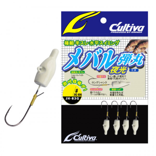 Jig Lestat Owner JH-83G No.8 1.5gr Mebaru Dama Phospho
