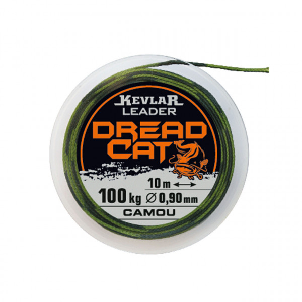 Leader Kevlar Konger Dread Cat® 1.24mm 150kg 10m Camou