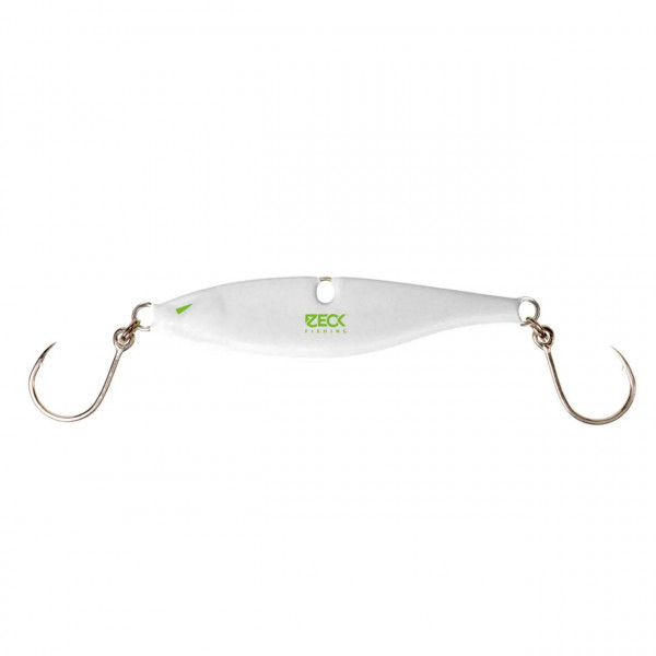 Lingura Rattlin' Zeck Vertical Jig 120gr White