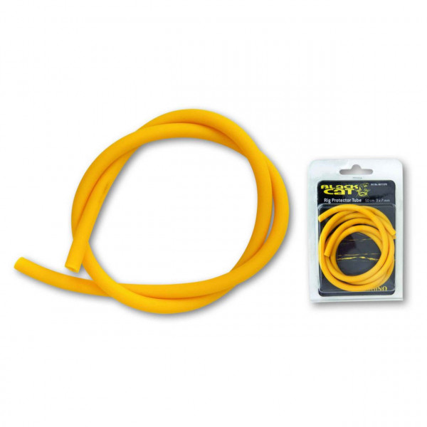 Tub Cauciuc Black Cat Rig Tube 3-7mm 1m Galben