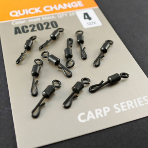Agrafa Orange No.4 Quick Change Negru Mat 10buc - Img 3