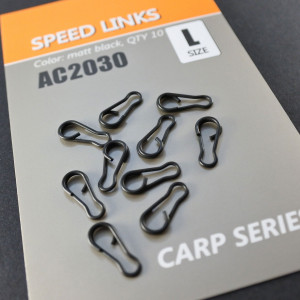 Agrafa Rapida Orange Speed Links L 1.5cm Negru Mat 10buc - Img 2