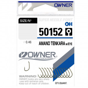 Carlig Owner 50152 No.8 Amano Tenkara Eye