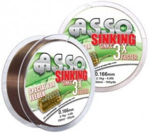 Fir Asso Sinking 3X Feeder 0.198mm 2.60kg 150m Brown