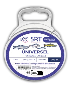 Fir Monofilament Sert 250m SRT Universal Invisible