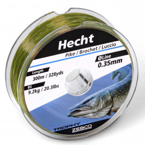 Fir Zebco Trophy Pike 0.30mm 6.90kg 300m Verde - Img 4
