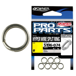Inele Despicate Otel Owner 5196 Hyper Wire Split Ring 7buc/pac