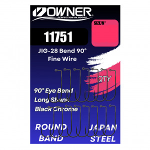 Jig Owner Amaz Jig-28 11751 No.2/0 Bend 90° Fine Wire 14buc