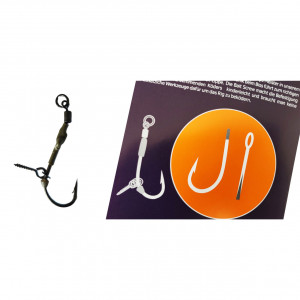 Rig Crap Ronnie Rig 06 Orange Series 7 No.6 20lb 3buc