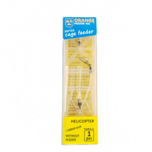 Rig Feeder Orange FR0099 Helicopter cu Feeder Gum 10lb Carlig no.12 - Img 2