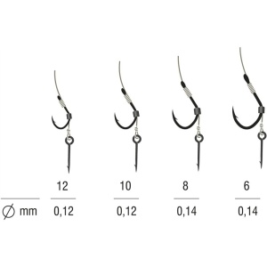 Rig Method Feeder pe Spin Kamatsu Iseama Fir Textil 10cm 5buc - Img 2