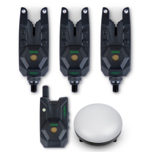 Set 3+1 Detectori Electronici Sonik HeroX R O G + Lampa de Cort