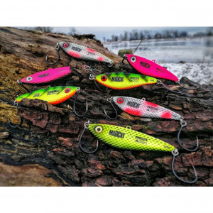 Vertical Jig Madcat Vibratix 110gr 12cm Fluo Yellow UV - Img 4
