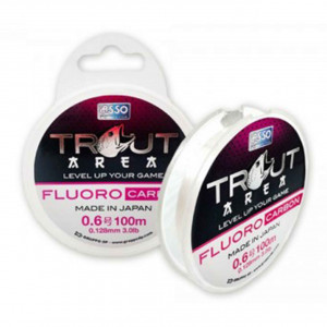 Fir Asso Trout Area Fluorocarbon 0.148mm 1.814kg 100m White