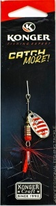 Lingura Rotativa Konger Tarpon Champion No.1 4gr 01 Red Stripes