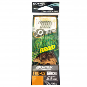 Rig Feeder Owner 56935 No.12 0.12 FDB-02 Pellet Band Braided - Img 3