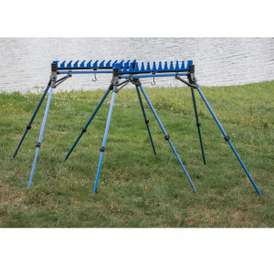 Suport Lansete Garbolino Kit Silver Base 12pozitii 4 Picioare XXL 70-100cm Anti-Vant