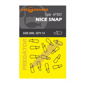 Agrafa Orange No.00 Nice Snap 13buc