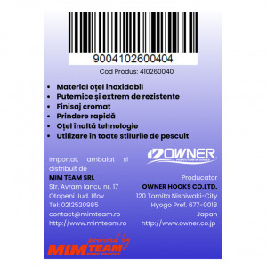 Agrafa Owner Amaz 72802 No.0 9.6kg Quick Snap 18buc